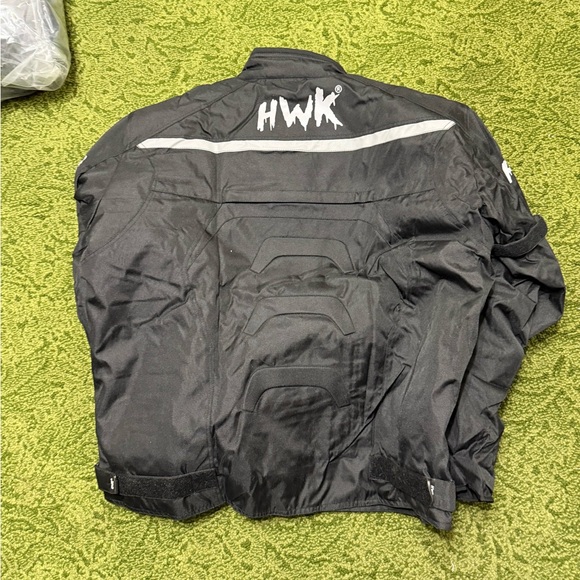 Men’s Padded motorcycle jacket black size XL waterproof - Picture 3 of 4